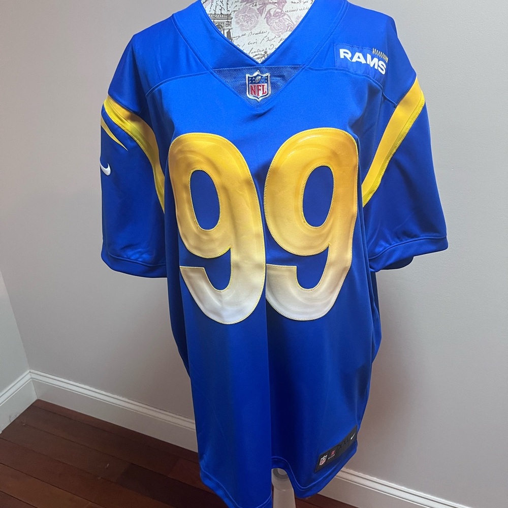 NFL Blue and Yellow Rams Jersey